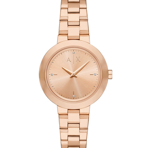 Armani Exchange Jackie Rose Gold Dial Women 36mm AX5177