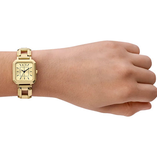 Armani Exchange Leila Gold Dial Women 27mm AX5721