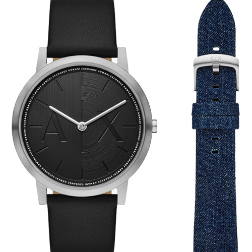 Armani Exchange Dale Black Dial Men 40mm AX7168SET
