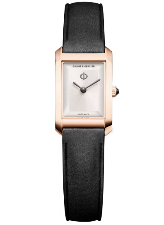 Baume & Mercier Hampton  Warm silver, Satine, Sunray Dial 28 x 17.75mm Women M0A10861