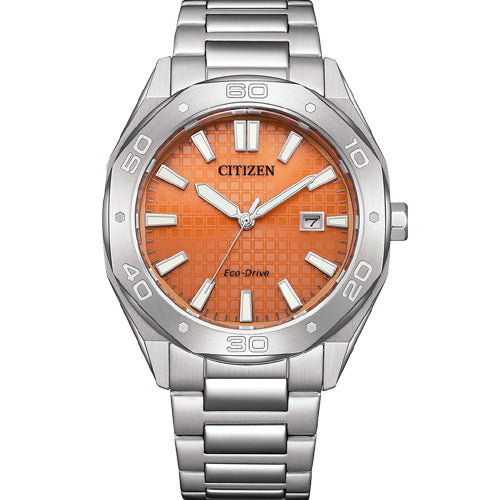 Citizen Eco-Drive Orange Dial Men 41mm BM7630-80Z