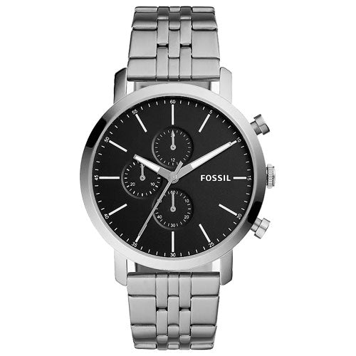 Fossil Luther Black Dial Men 44mm