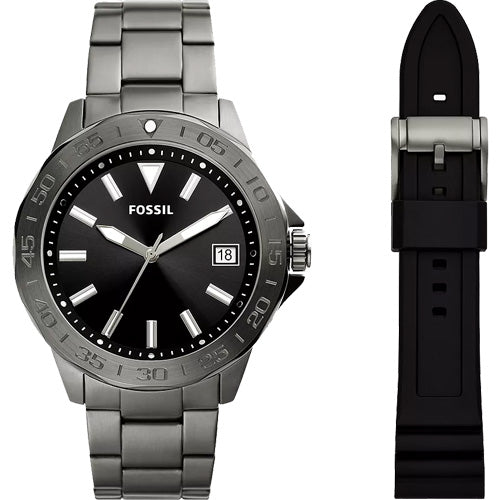 Fossil Lux Luther Black Dial Men 45mm