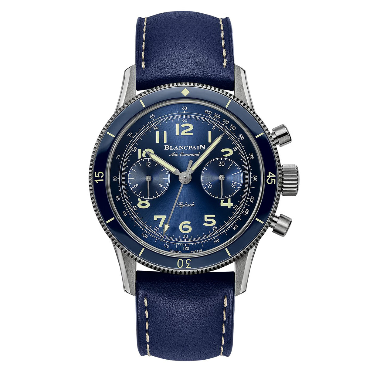 Blancpain Air Command Blue Dial Men 42.5mm