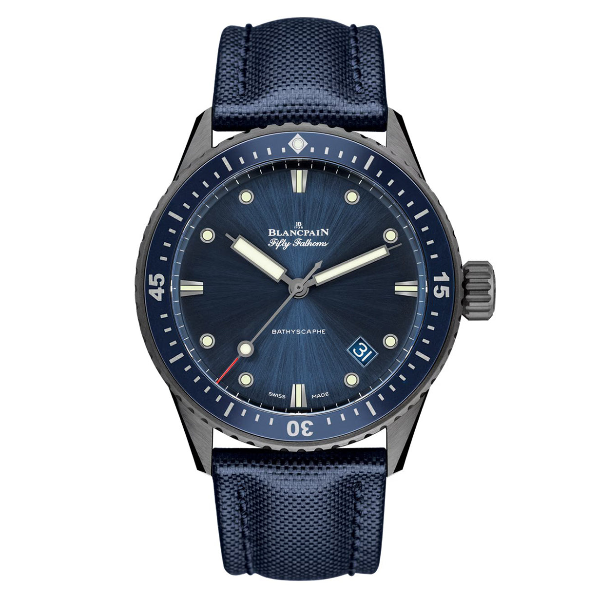 Blancpain Fifty Fathoms Blue Dial Men 43.6mm