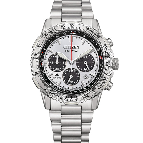 Citizen Promaster Sky Chrono White Dial Men 40mm CA4660-61A