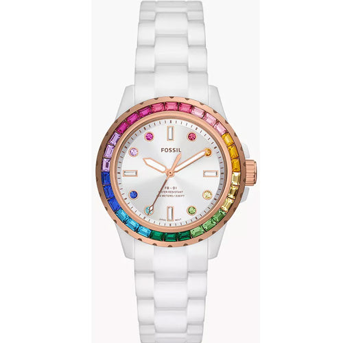 Fossil FB-01 Silver Dial Women 37mm