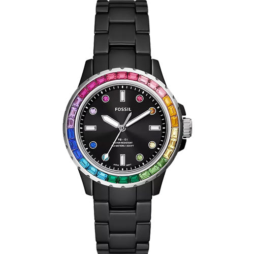 Fossil FB-01 Black Dial Women 37mm CE1130