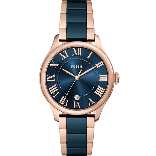 Fossil Gilmore Blue Dial Women 38mm CE1134