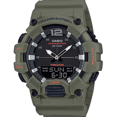 Casio Youth HDC-700 series Black Dial Men 48.8mm D178 HDC-700-3A2V