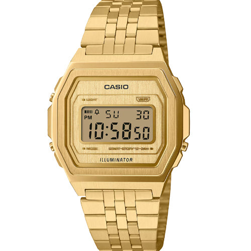 Casio Vintage Gold Dial Unisex 38mm D401 A1000G-9