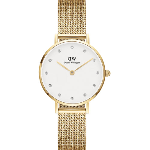 Daniel Wellington Petite Lumine Pressed Evergold Eggshell White Dial Women 28mm DW00100604