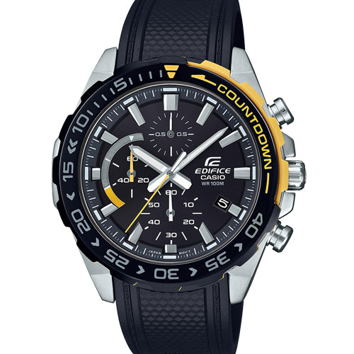 Casio Edifice Standard Chronograph Black Dial Men 43.2mm ED480 EFR-566PB-1AV