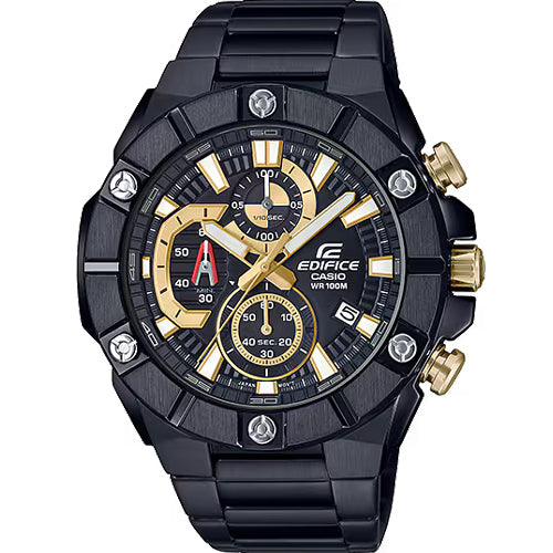 Casio Edifice Black Dial Men 48.4mm ED489 EFR-569DC-1AV