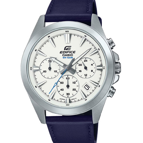 Casio Edifice Standard Chronograph White Dial Men 43.9mm ED543 EFV-630L-7AV