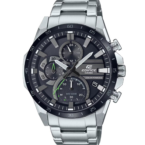 Casio Edifice Solar Powered Chronograph Black Dial Men 45.5mm ED547 EQS-940DB-1AV