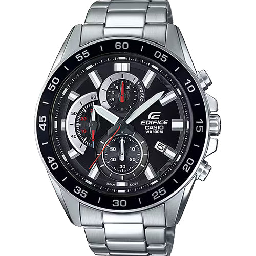 Casio Edifice Standard Chronograph Black Dial Men 47mm ED554 EFV-550D-1AV