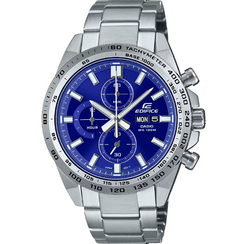 Casio Edifice Standard Chronograph Blue Dial Men 42.3mm ED594 EFR-574D-2AV