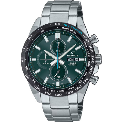 Casio Edifice Green Dial Men 42.3mm ED595 EFR-574DB-3AV