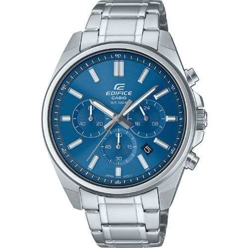Casio Edifice Standard Chronograph Blue Dial Men 43.5mm ED597 EFV-650D-2AV