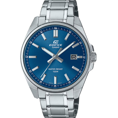 Casio Edifice 3-Hand Analog Blue Dial Men 42.6mm ED619 EFV-150D-2AV