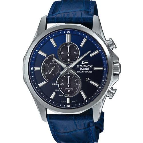 Casio Edifice Standard Chronograph Blue Dial Men 44.9mm ED648 EFB-670SBL-2AV