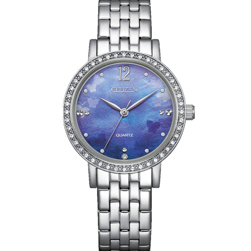 Citizen Beginning Blue Blue Mother-Of-Pearl Dial Women 31mm EL3100-55N