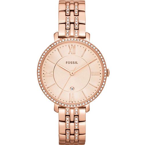 Fossil Jacqueline Rose Gold Dial Women