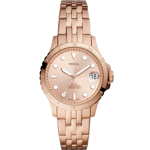 Fossil FB-01 Rose Gold Dial Women's watch