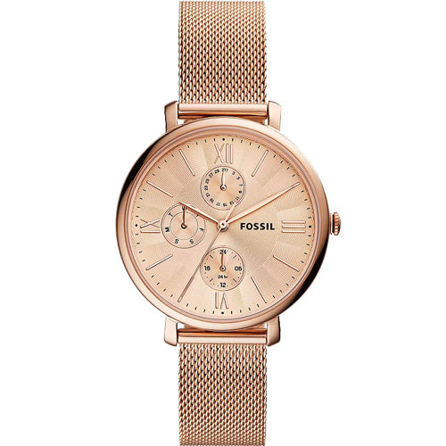 Fossil Jacqueline Rose Gold Dial Women