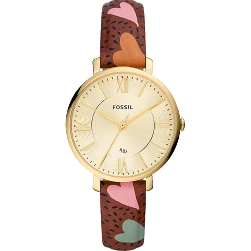 Fossil Jacqueline Gold Dial Women 36mm