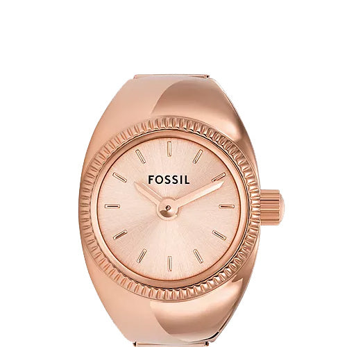 Fossil Ring Rose Dial Unisex 15mm