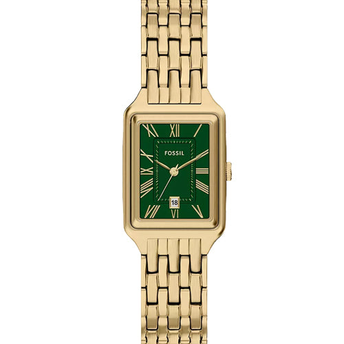 Fossil Raquel Green Dial Women 23mm ES5452