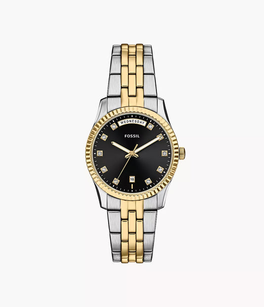 Fossil Scarlette Black Dial Women ES5458 34mm