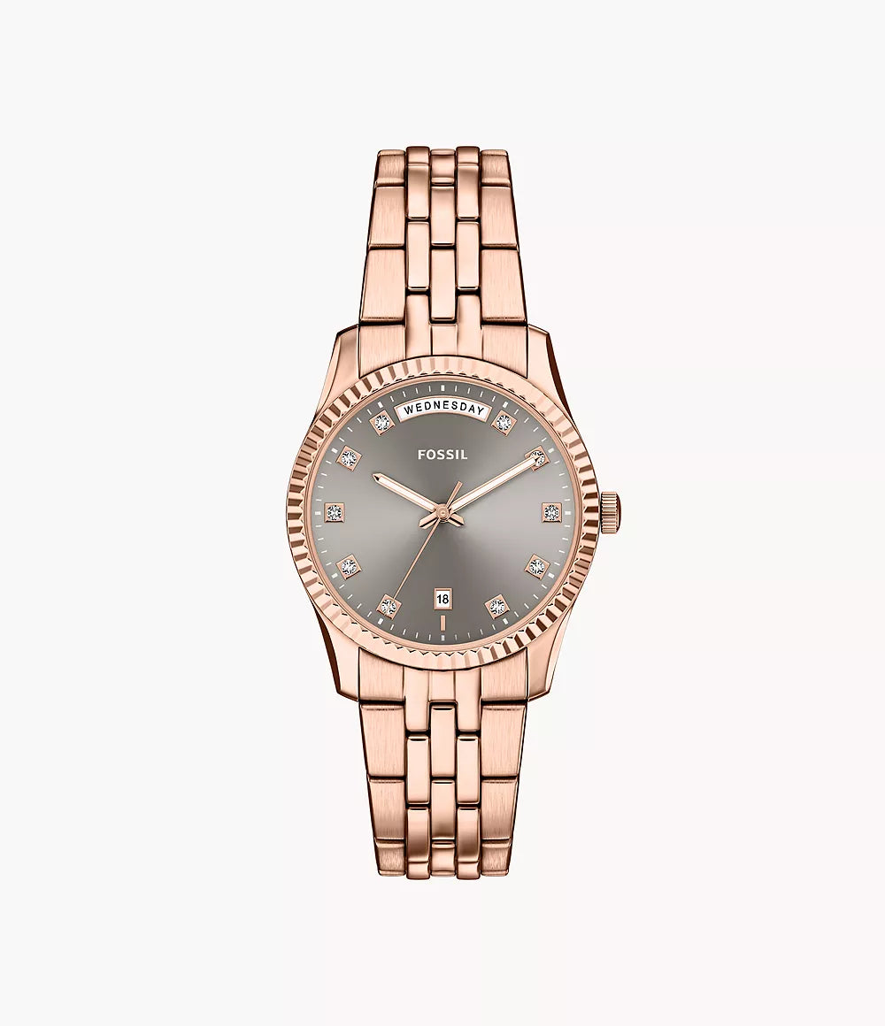Fossil Scarlette Gray Dial Women ES5459 34mm