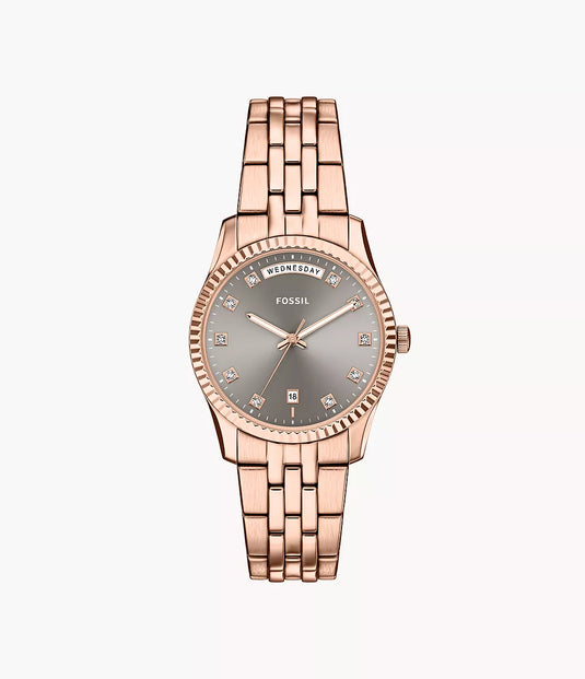 Fossil Scarlette Gray Dial Women ES5459 34mm