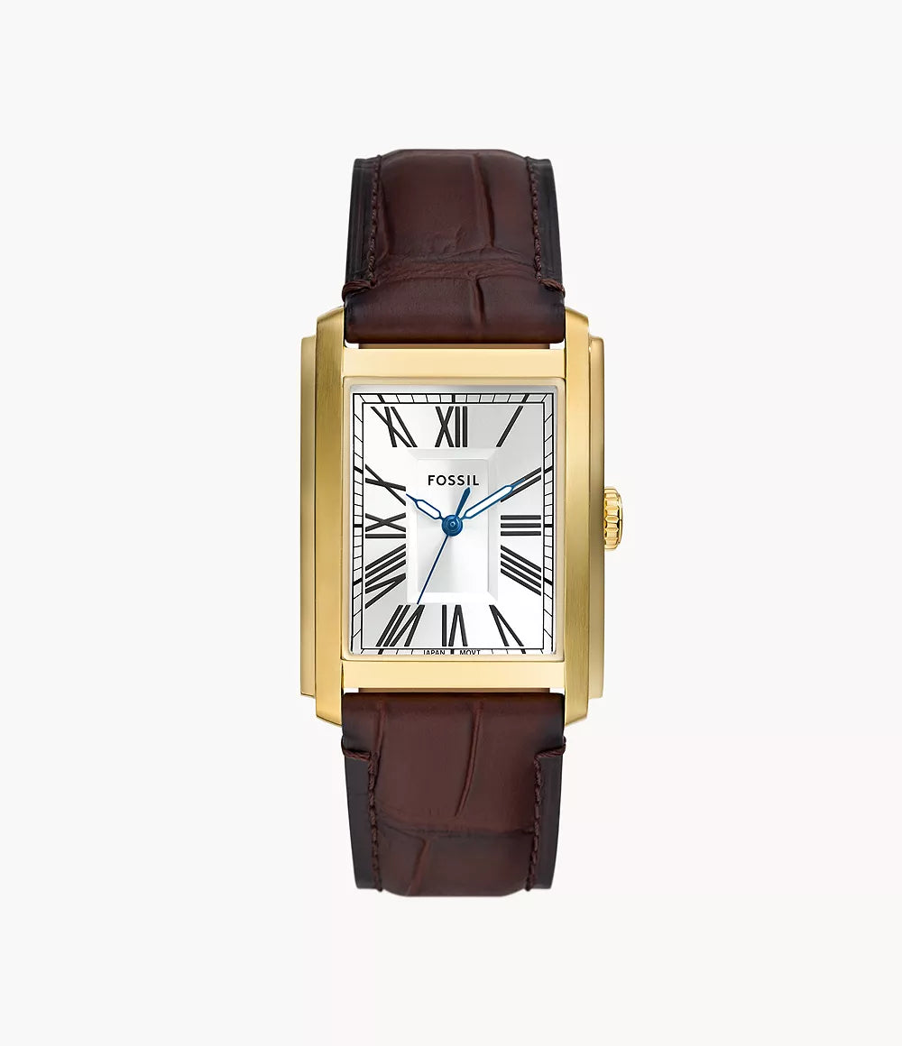 Fossil Carraway Silver Dial Men FS6011 30mm