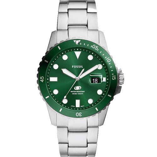 Fossil Fossil Blue Dive Green Dial Men 42mm