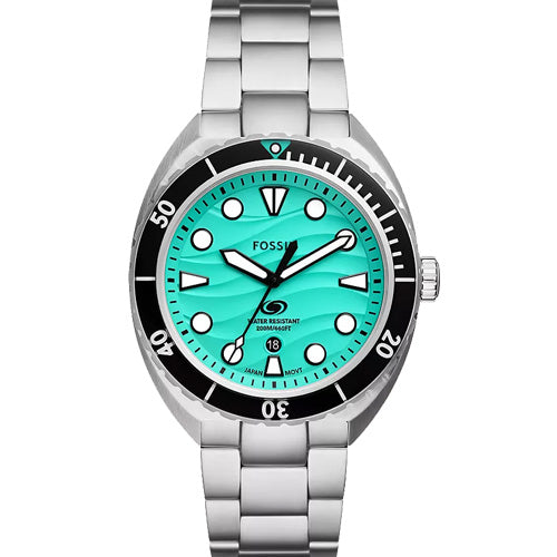 Fossil Breaker Light Green Dial Men 42mm FS6066