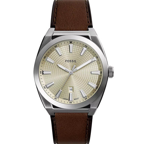 Fossil Everett Cream Dial Men 42mm FS6071