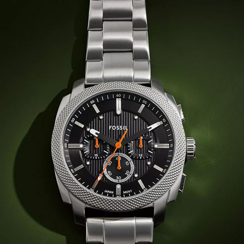 Fossil Machine Black Dial Men 44mm FS6095