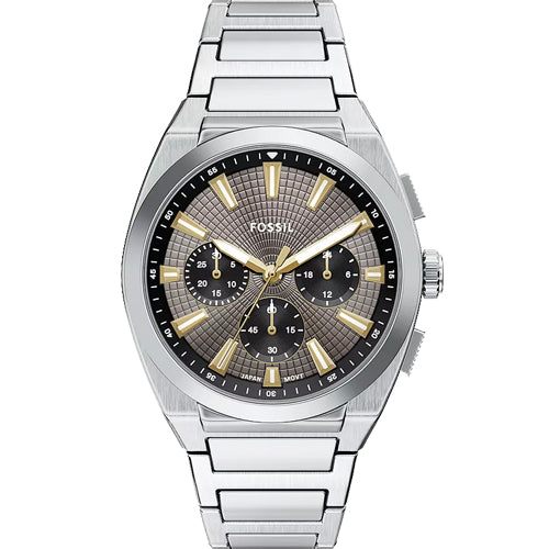 Fossil Everett Chronograph Grey Dial Men 44mm FS6128
