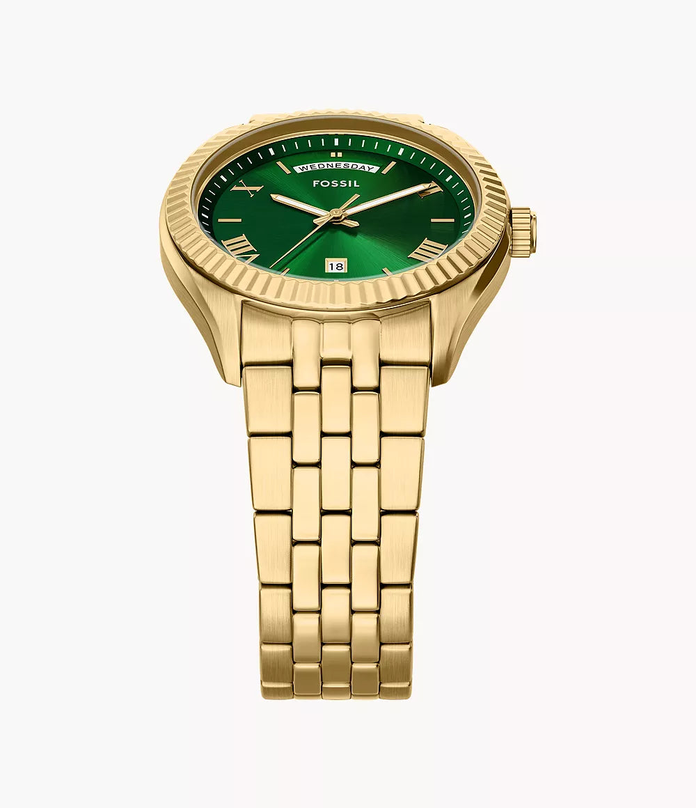 Fossil Campbell Green Dial 42mm Men's Watch | Zimson