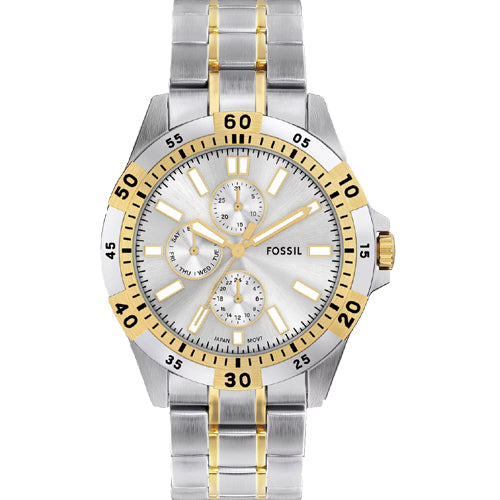 Fossil Garrett Multifunction Silver Dial Men 44mm FS6148
