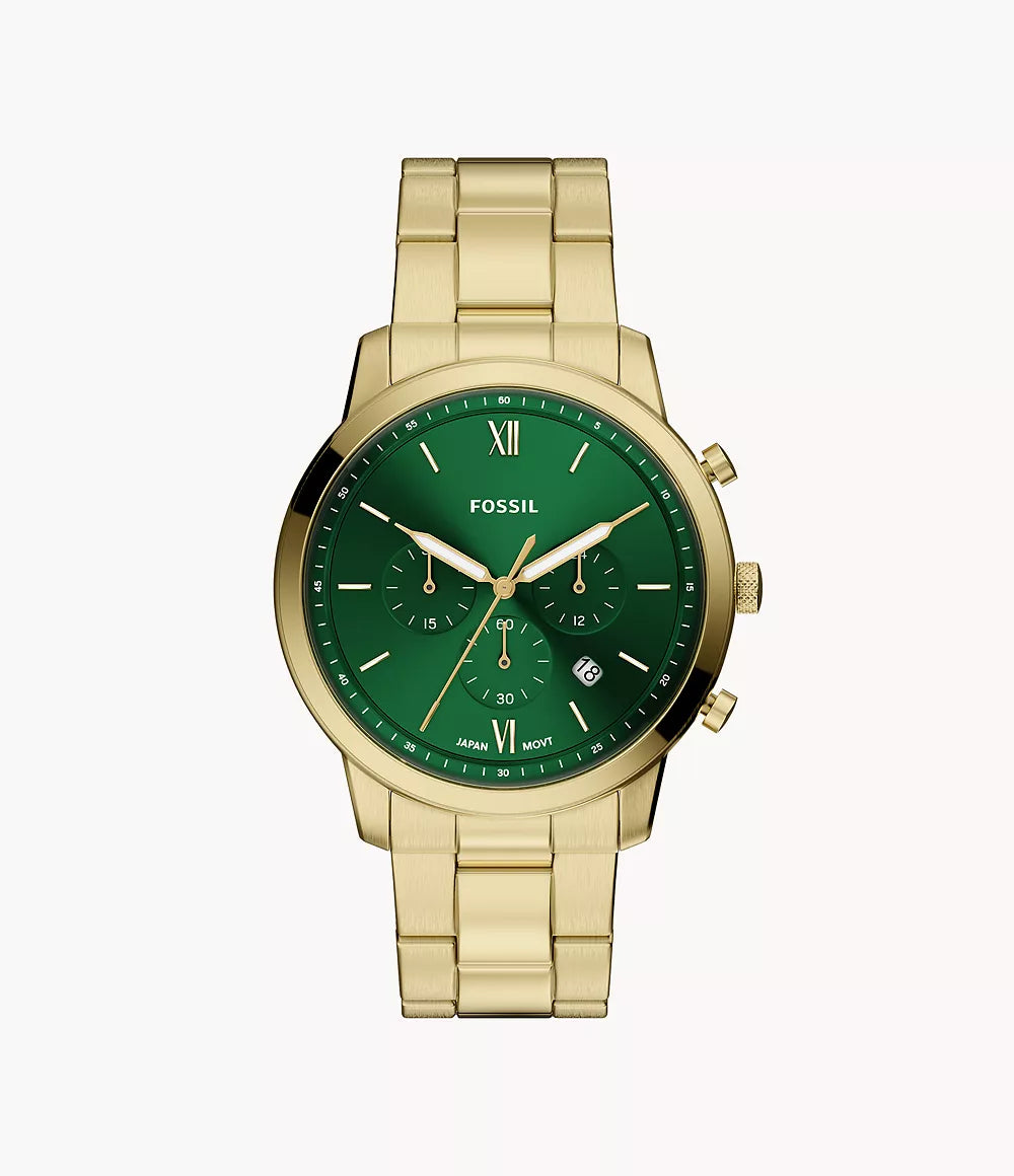 Fossil Neutra Green Dial Men FS6164 44mm