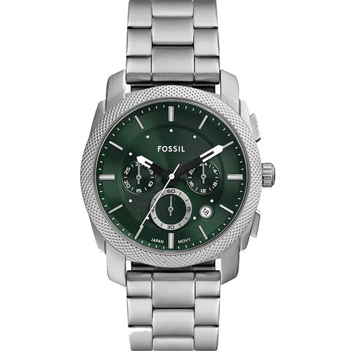 Fossil Machine Green Dial Men 42mm FS6079