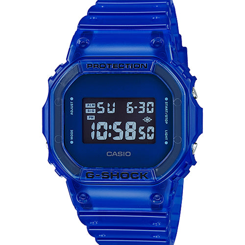 Casio G-Shock 5600 Series Blue Dial Men 42.8mm G1003 DW-5600SB-2