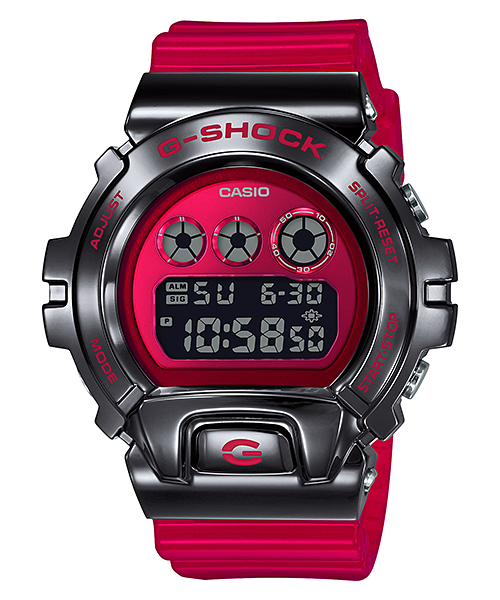 Casio G-Shock G-STEEL 6900 Series Red Dial Men 49.7mm G1026 GM-6900B-4