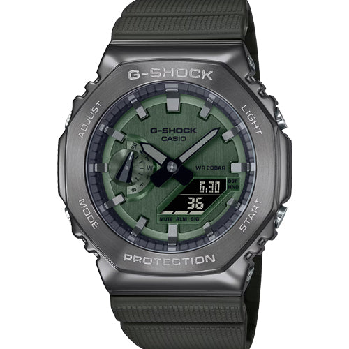Casio G-Shock Green Dial Men 44.4mm G1160 GM-2100B-3A