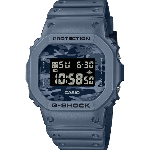 Casio G-Shock 5600 Series Blue Dial Men 42.8mm G1208 DW-5600CA-2